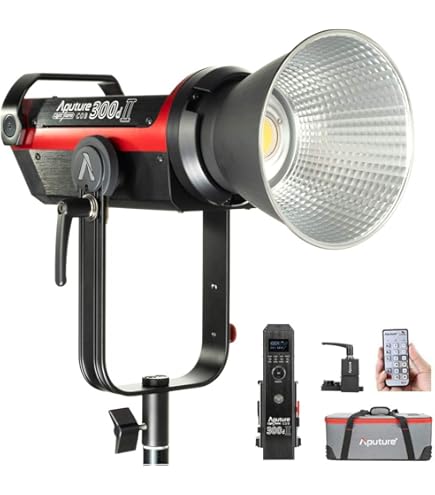 テレビ Aputure 300d II Amazon.com : Aputure 300D Mark II C300d II Led Video Light V Mount